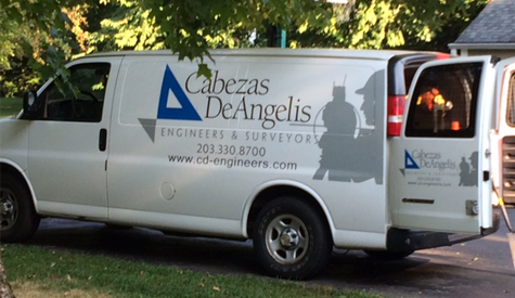 Cabezas-DeAngelis Engineers & Surveyors Van